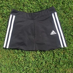Adidas black and white skirt